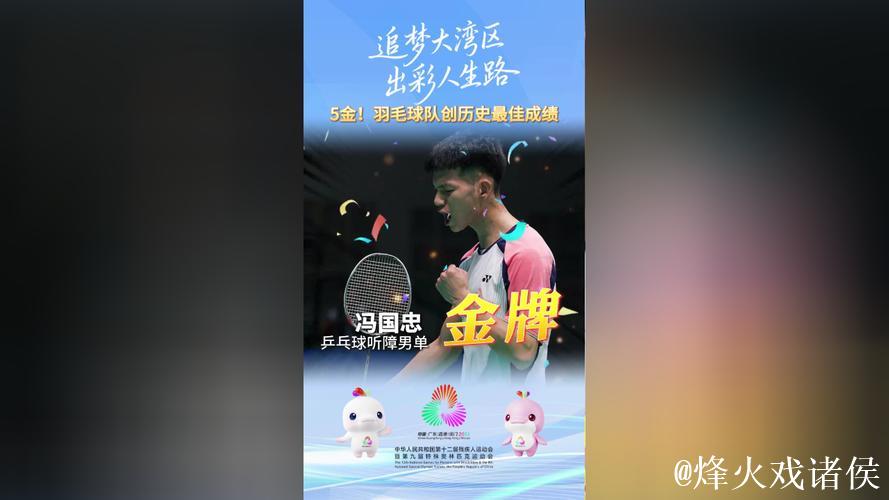 福建羽毛球队勇夺5金，创残特奥会历史新高